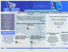 Tablet Screenshot of eminox.com.br